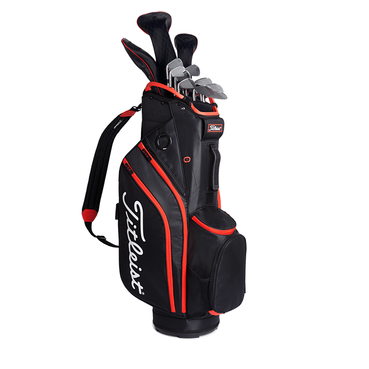 Titleist ゴルフバッグ ブラック/レッド Titleist - Cart 14 Cart Bag – Threadfellows