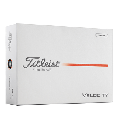 Titleist Golf Balls One Dozen / White Titleist - Custom Velocity White Box Dozen