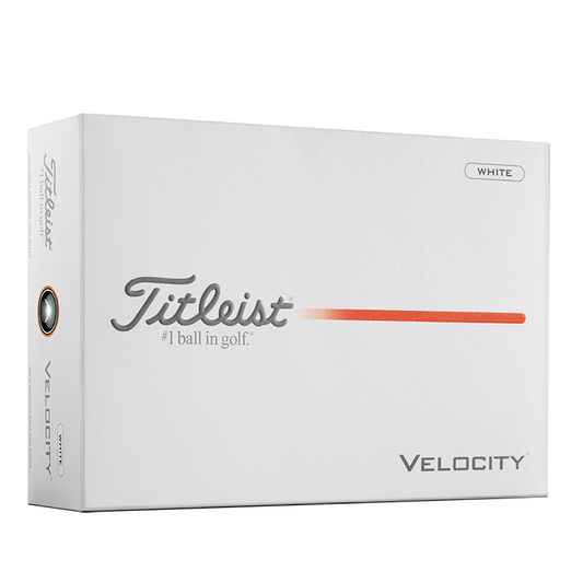 Titleist Golf Balls One Dozen / White Titleist - Custom Velocity White Box Dozen