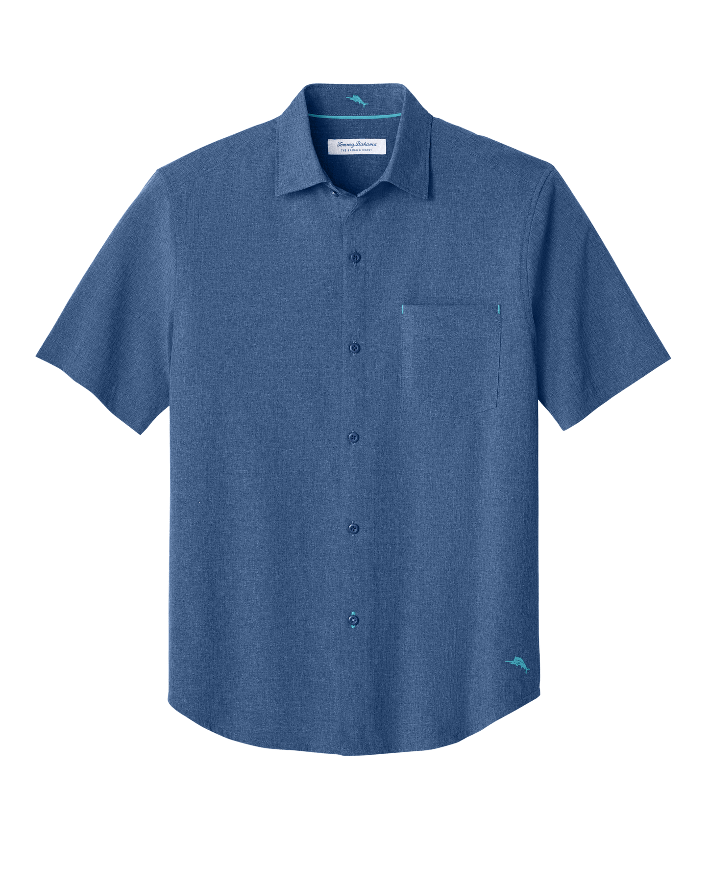 Tommy Bahama Woven Shirts S / Classic Blue Tommy Bahama - Men's Sandy Point Short Sleeve Shirt