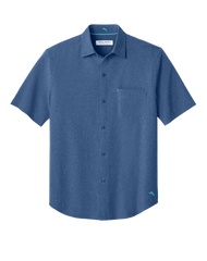 Tommy Bahama Woven Shirts S / Classic Blue Tommy Bahama - Men's Sandy Point Short Sleeve Shirt