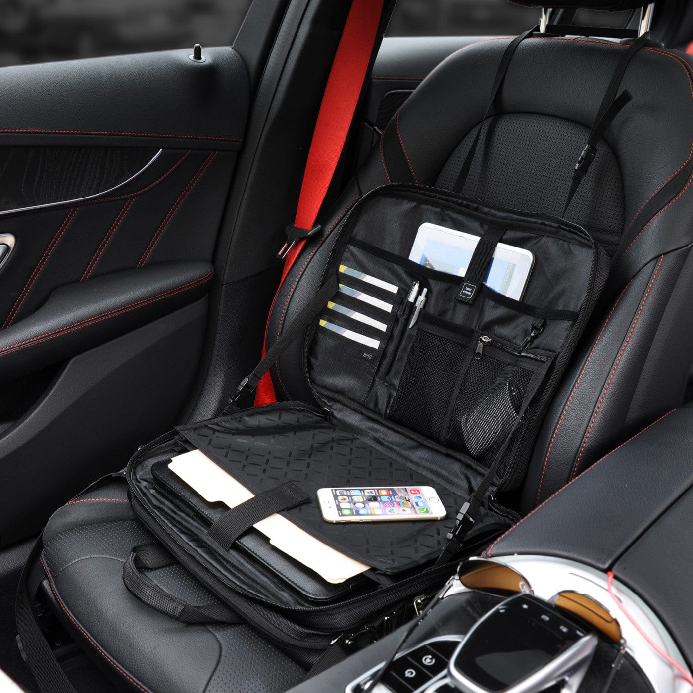 Travis & Wells Bags One Size / Black Travis & Wells - Transit Laptop Portfolio