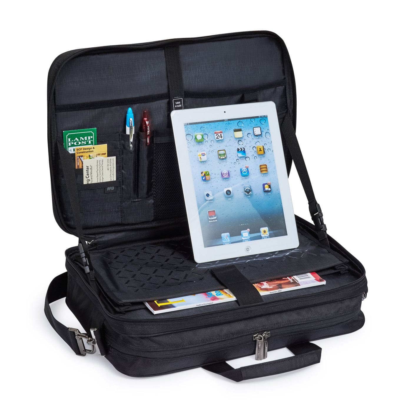Travis & Wells Bags One Size / Black Travis & Wells - Transit Laptop Portfolio