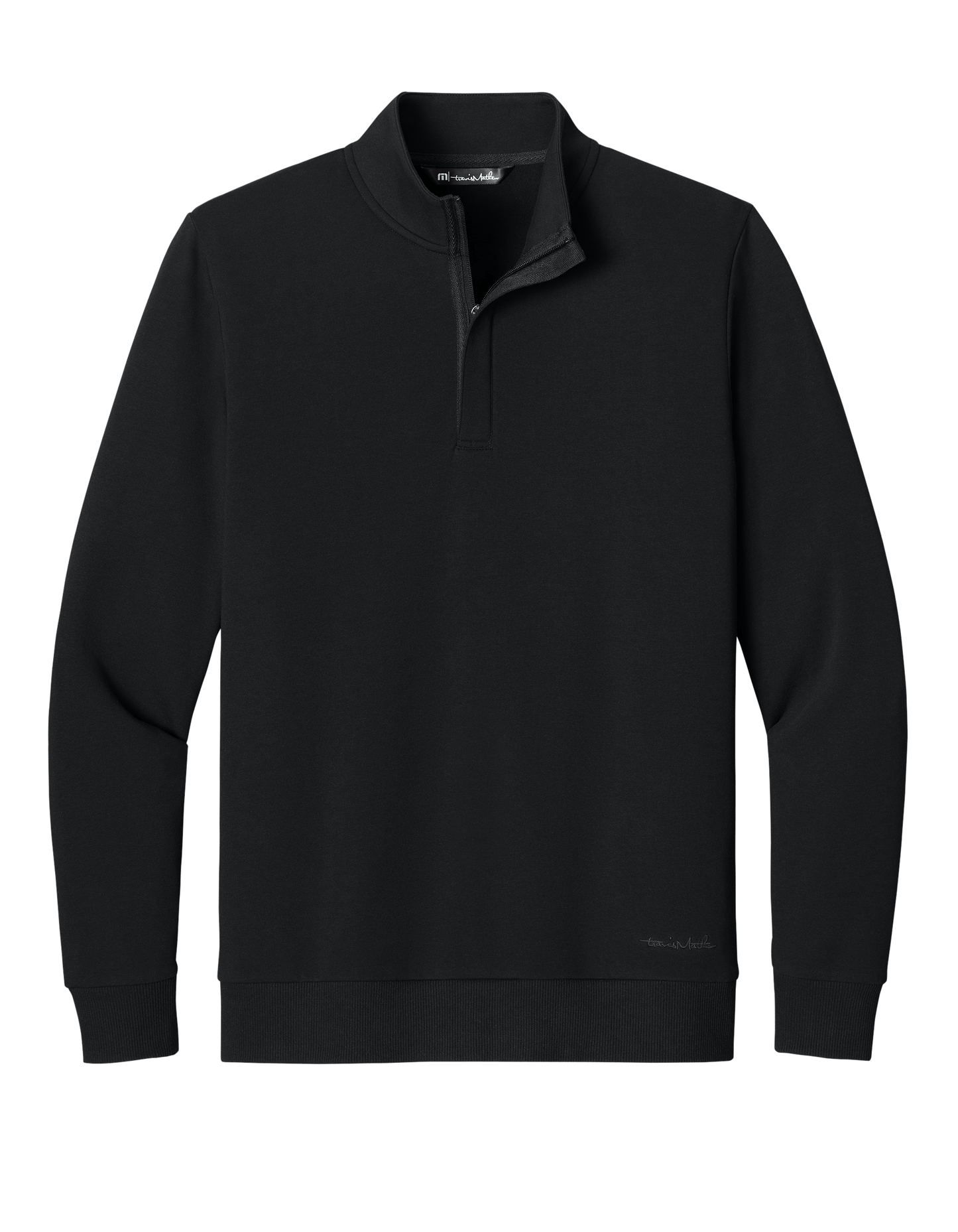 TravisMathew Fleece S / Black TravisMathew - Men's Ocean Villa 1/4-Zip