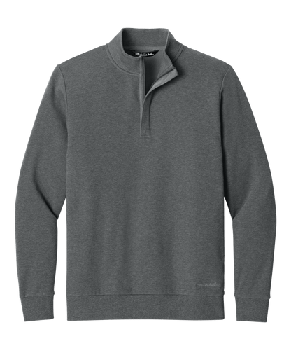 TravisMathew Fleece S / Dark Grey Heather TravisMathew - Men's Ocean Villa 1/4-Zip