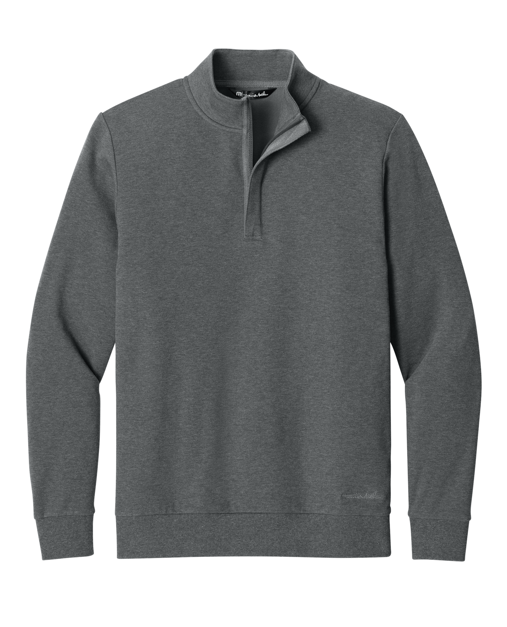 TravisMathew Fleece S / Dark Grey Heather TravisMathew - Men's Ocean Villa 1/4-Zip