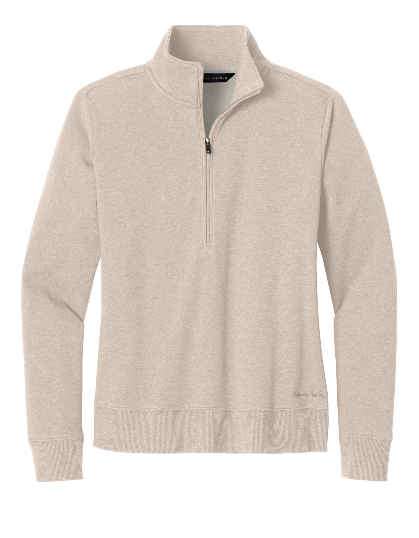 TravisMathew Fleece S / Natural Heather TravisMathew - Women's Ocean Villa 1/4-Zip