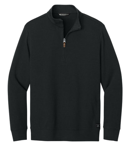 TravisMathew Layering S / Black TravisMathew - Men's Waffle 1/4-Zip