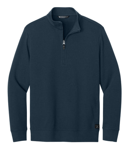 TravisMathew Layering S / Total Eclipse TravisMathew - Men's Waffle 1/4-Zip