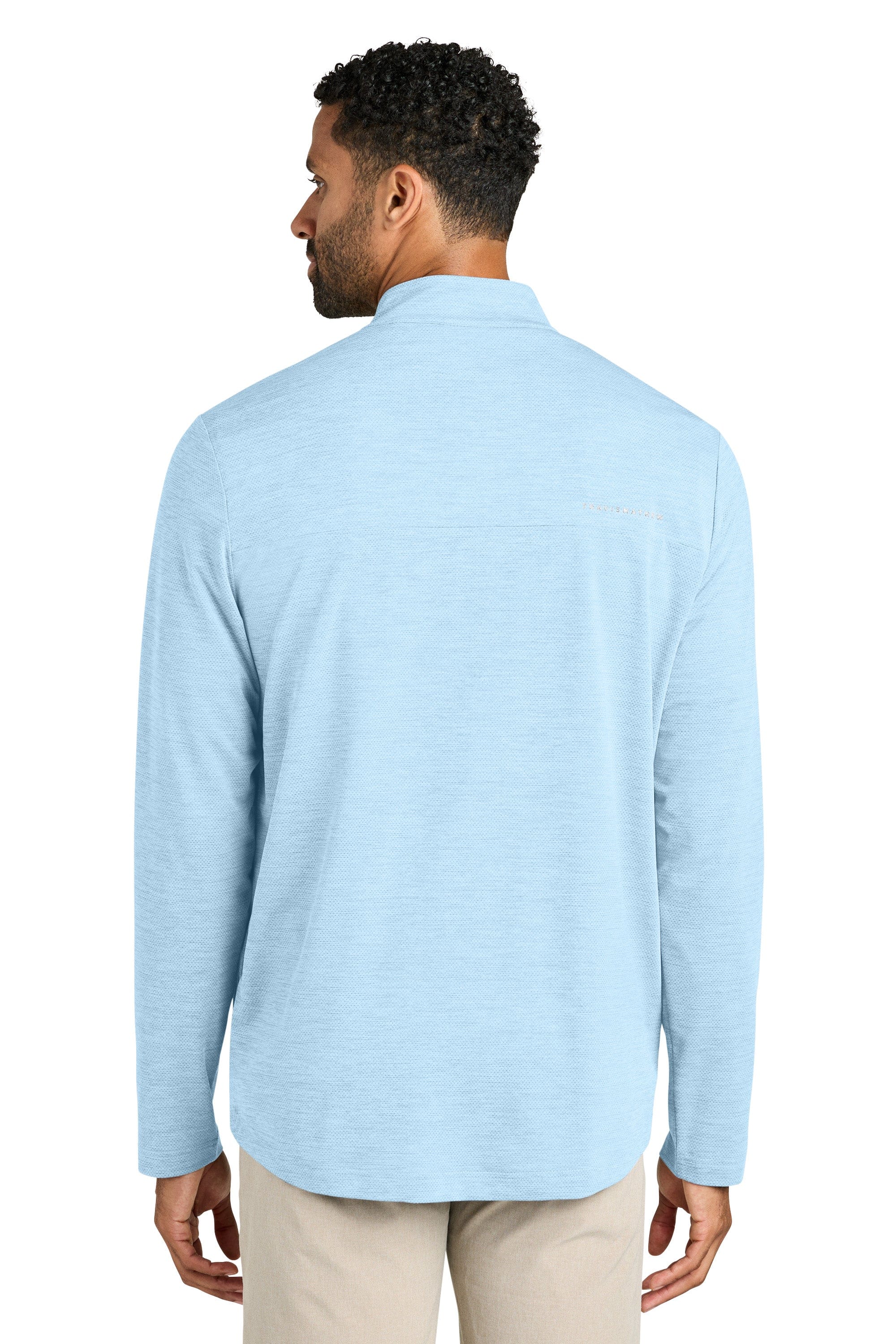 travis mathew dress shirt TravisMathew Men's Knit Flourish Button-Up Shirt in White, Size Small
