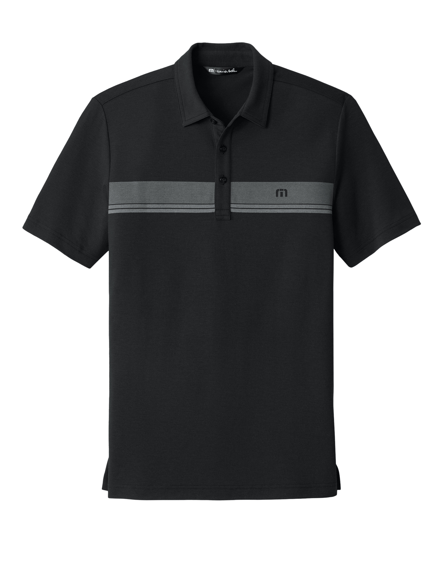 TravisMathew Polos S / Black TravisMathew - Men's Glenview Stripe Polo