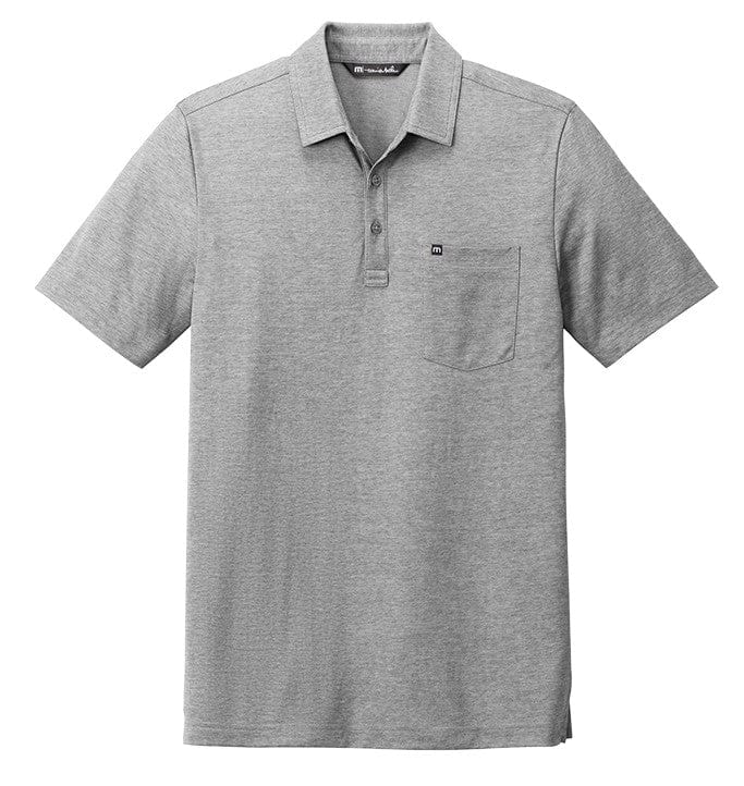 TravisMathew Polos S / Quiet Shade Grey Heather TravisMathew - Men's Oceanside Heather Pocket Polo