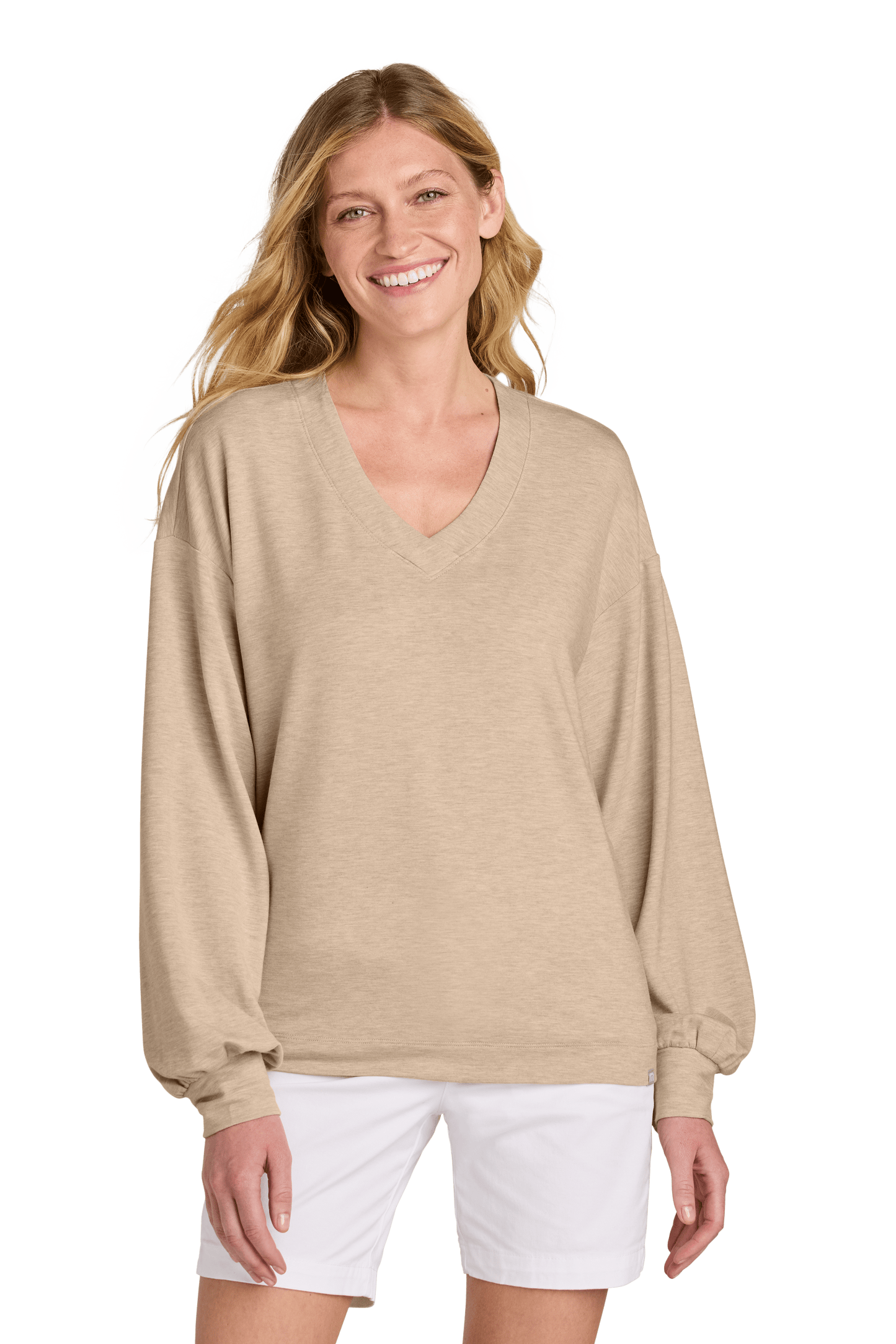 TravisMathew Sweatshirts TravisMathew - Women's Long Weekend Vneck