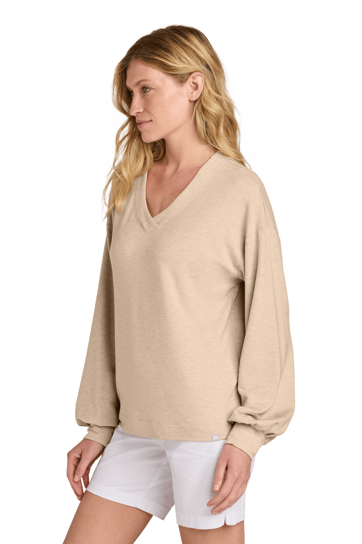 TravisMathew Sweatshirts TravisMathew - Women's Long Weekend Vneck