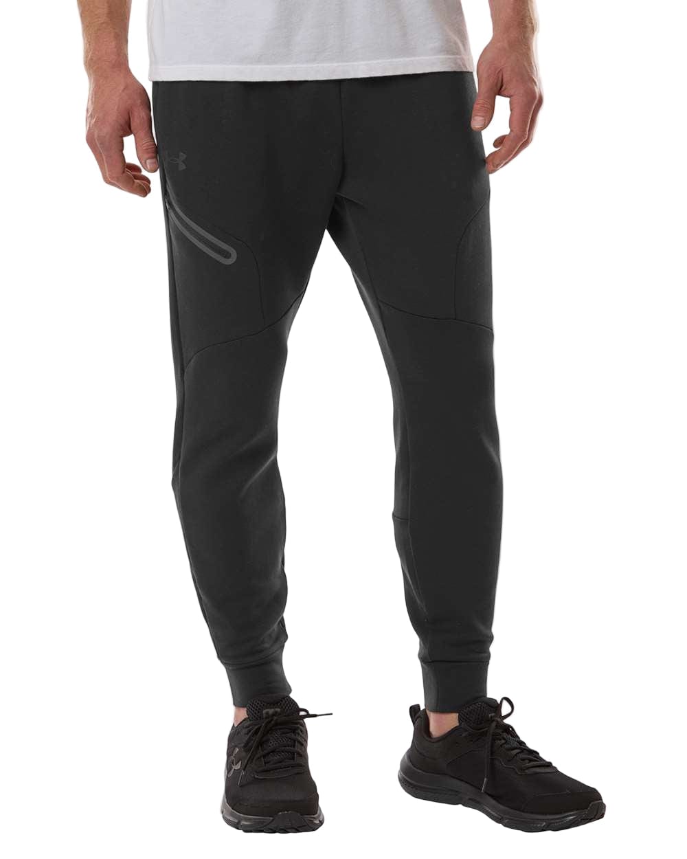 Under Armour Bottoms S / Black/Black Under Armour - Men's Unstoppable Fleece Joggers