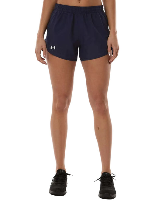 Under Armour Bottoms XS / Midnight Navy/Midnight Navy/White Under Armour - Women's Fly-By Unlined 3" Short