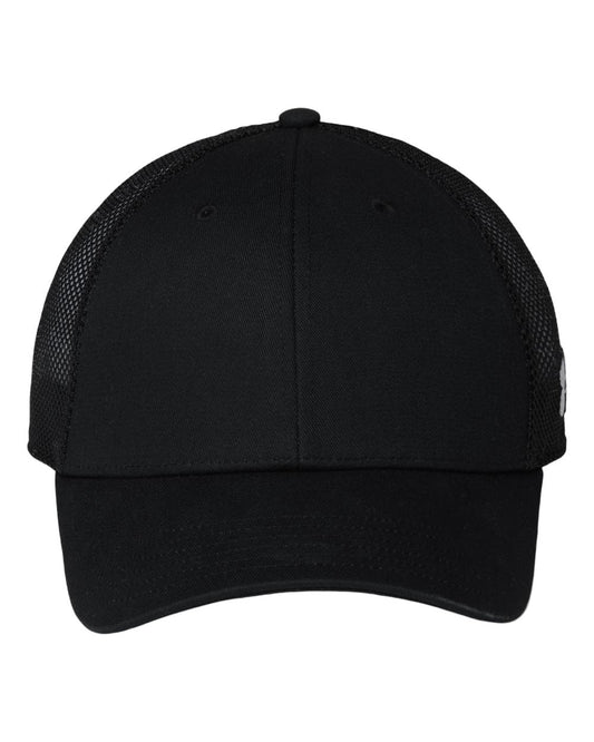 Under Armour Headwear Adjustable / Black/Black/White Under Armour - Team Mid Trucker Cap
