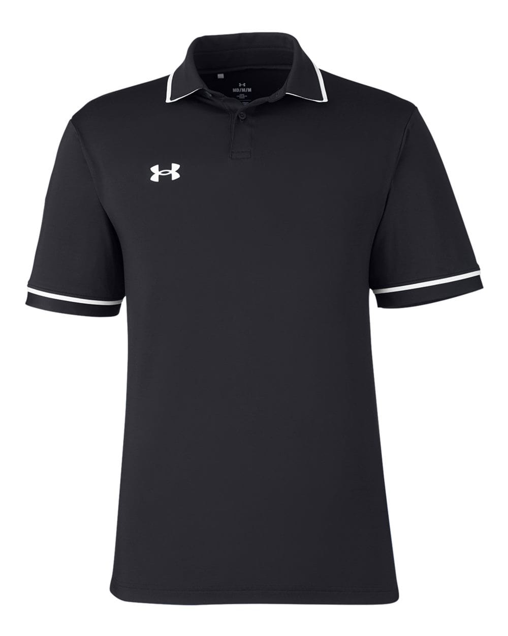Under Armour Polos S / Black/White Under Armour - Men's Tipped Teams Performance Polo