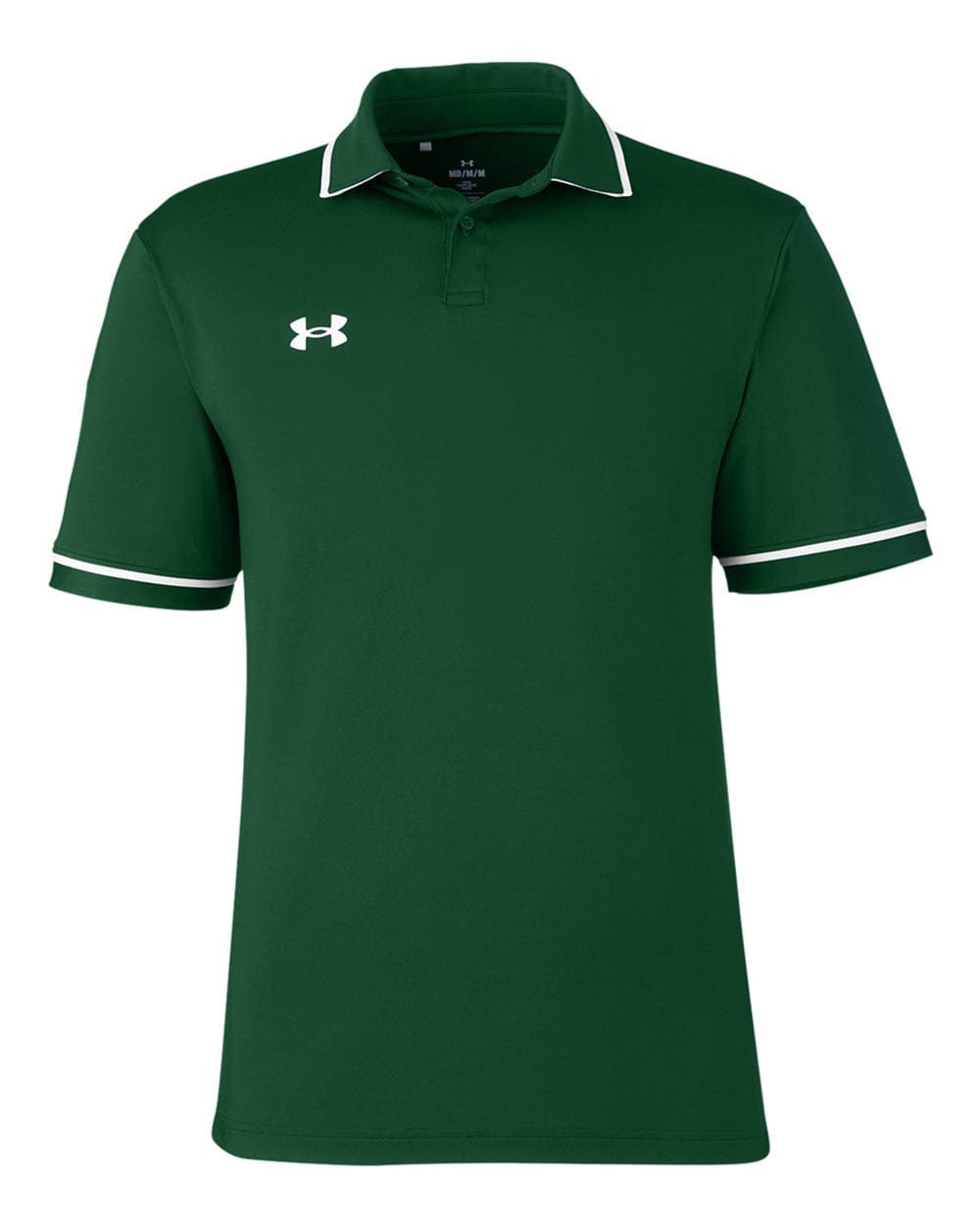 Under Armour Polos S / Forest Green/White Under Armour - Men's Tipped Teams Performance Polo