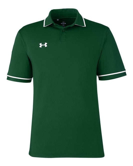 Under Armour Polos S / Forest Green/White Under Armour - Men's Tipped Teams Performance Polo