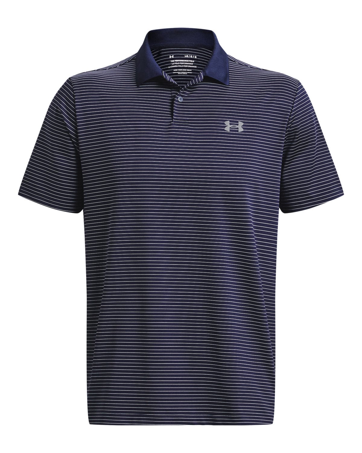 Under Armour Polos S / Midnight Navy/White Under Armour - Men's Striped Performance Polo 3.0