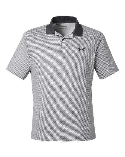 Under Armour Polos S / White/Halo Grey Under Armour - Men's Printed Performance Polo 3.0