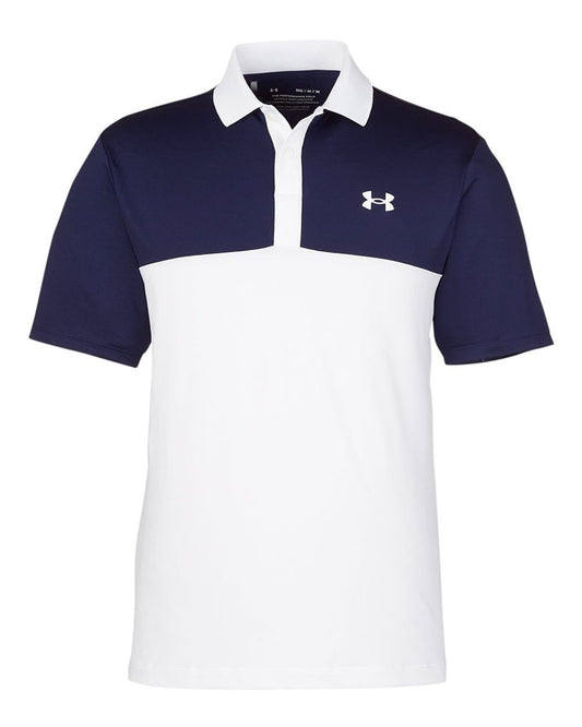 Under Armour Polos S / White/Midnight Navy Under Armour - Men's Performance 3.0 Colorblock Polo