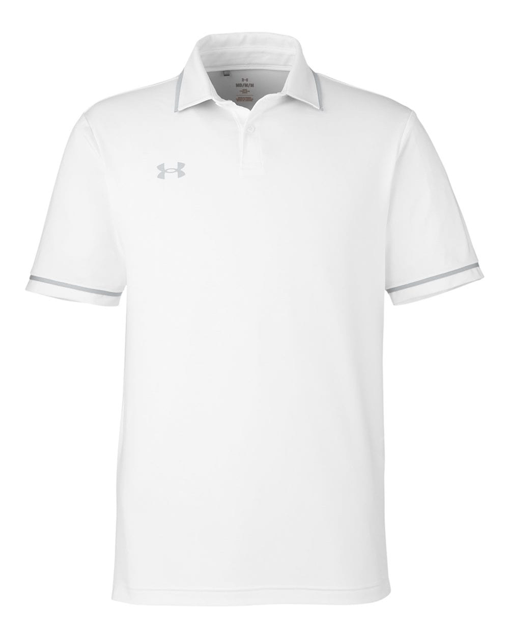 Under Armour Polos S / White/Mod Grey Under Armour - Men's Tipped Teams Performance Polo