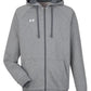 Under Armour Sweatshirts S / Castlerock/White Under Armour - Men's Rival Fleece Full-Zip Sweatshirt