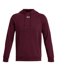 Under Armour Sweatshirts S / Maroon/White Under Armour - Men's Rival Fleece Hooded Sweatshirt