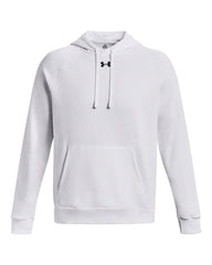 Under Armour Sweatshirts S / White/Black Under Armour - Men's Rival Fleece Hooded Sweatshirt