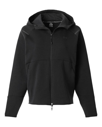 Under Armour Sweatshirts XS / Black/Black Under Armour - Women's Unstoppable Fleece Full-Zip