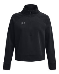 Under Armour Sweatshirts XS / Black/White Under Armour - Women's Rival Fleece Quarter-Zip