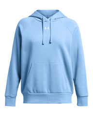 Under Armour Sweatshirts XS / Carolina Blue/White Under Armour - Women's Rival Fleece Hooded Sweatshirt