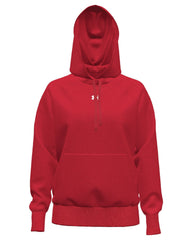 Under Armour Sweatshirts XS / Red/White Under Armour - Women's Rival Fleece Hooded Sweatshirt