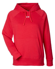 Under Armour Sweatshirts XS / Red/White Under Armour - Women's Rival Fleece Hooded Sweatshirt