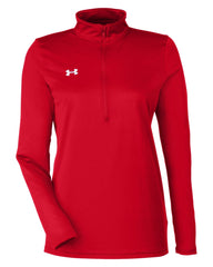 Under Armour Sweatshirts XS / Red/White Under Armour - Women's Team Tech Half-Zip