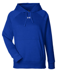 Under Armour Sweatshirts XS / Royal/White Under Armour - Women's Rival Fleece Hooded Sweatshirt