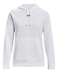 Under Armour Sweatshirts XS / White/Black Under Armour - Women's Rival Fleece Hooded Sweatshirt