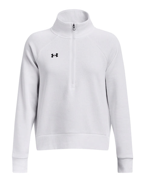 Under Armour Sweatshirts XS / White/Black Under Armour - Women's Rival Fleece Quarter-Zip