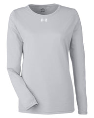 Under Armour T-shirts XS / Mod Grey/White Under Armour - Women's Team Tech Long-Sleeve T-Shirt