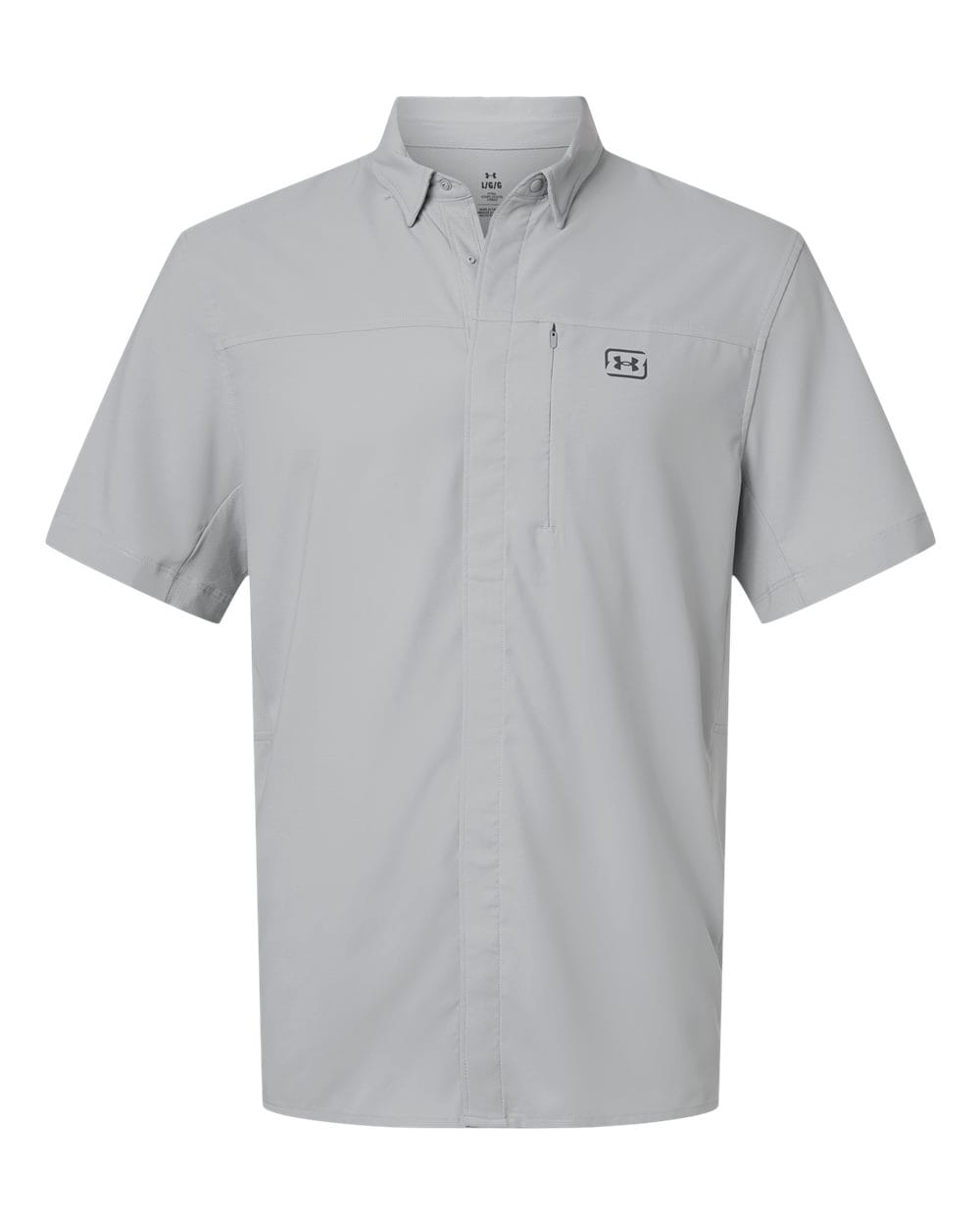 Under Armour Woven Shirts S / Mod Grey/Castlerock Under Armour - Men's Fish Pro Hybrid Woven Short Sleeve