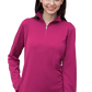 Vansport Layering S / Berry Pink Vansport - Women's Mesh 1/4-Zip Tech Pullover