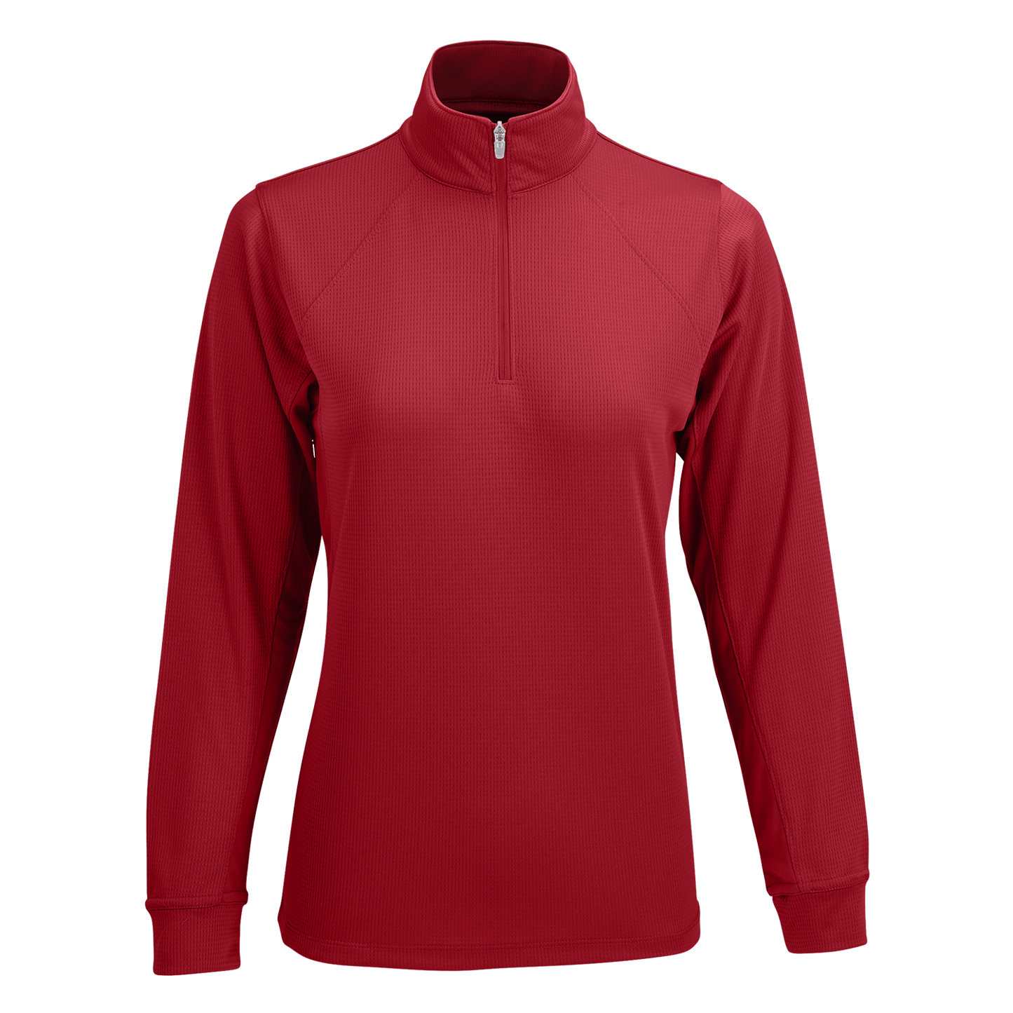 Vansport Layering S / Sport Red Vansport - Women's Mesh 1/4-Zip Tech Pullover