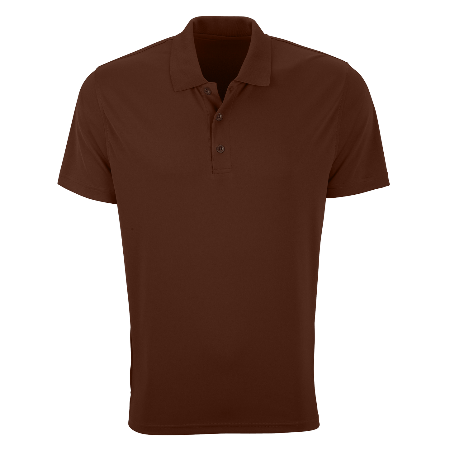 Vansport Polos S / Brown Vansport - Men's Omega Solid Mesh Tech Polo
