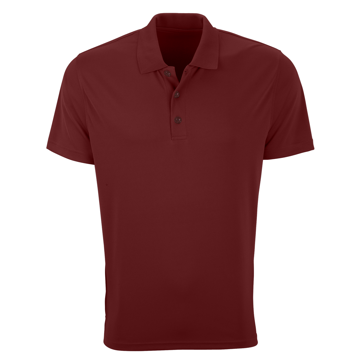 Vansport Polos S / Deep Maroon Vansport - Men's Omega Solid Mesh Tech Polo