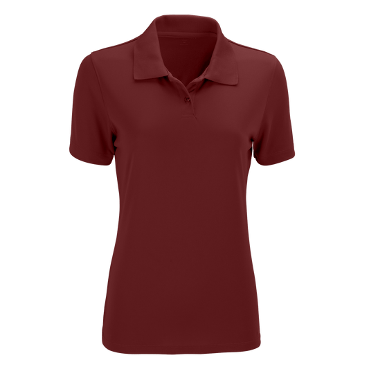 Vansport Polos S / Deep Maroon Vansport - Women's Omega Solid Mesh Tech Polo