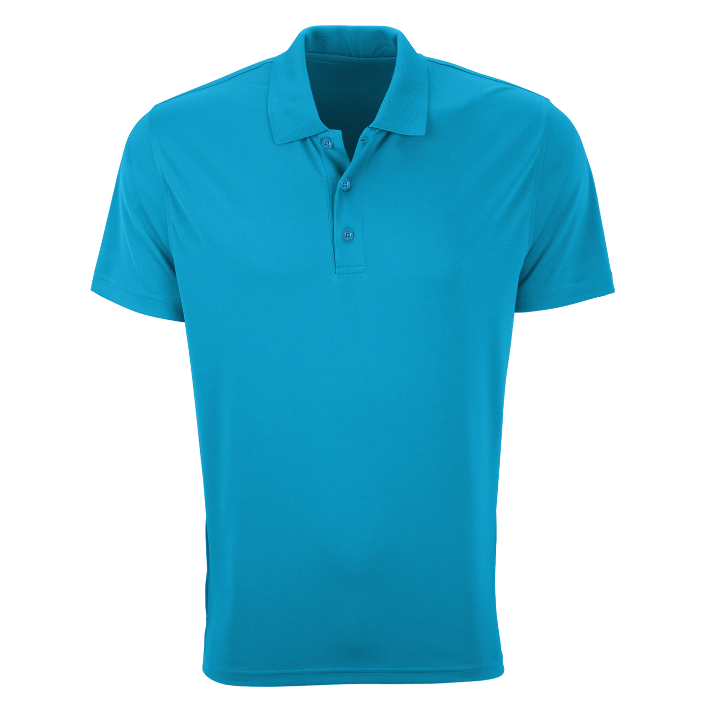 Vansport Polos S / Island Blue Vansport - Men's Omega Solid Mesh Tech Polo