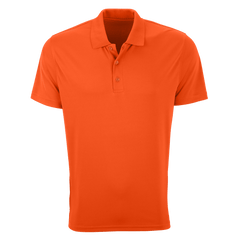 Vansport Polos S / Orange Vansport - Men's Omega Solid Mesh Tech Polo