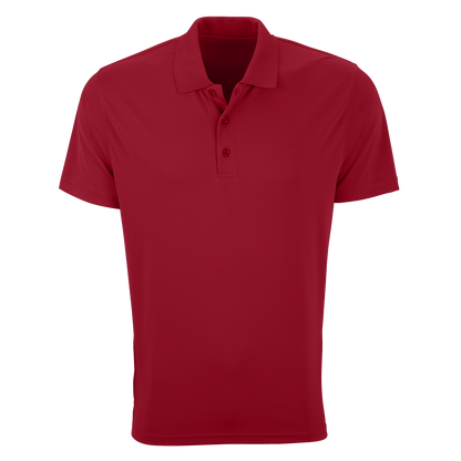 Vansport Polos S / Sport Red Vansport - Men's Omega Solid Mesh Tech Polo